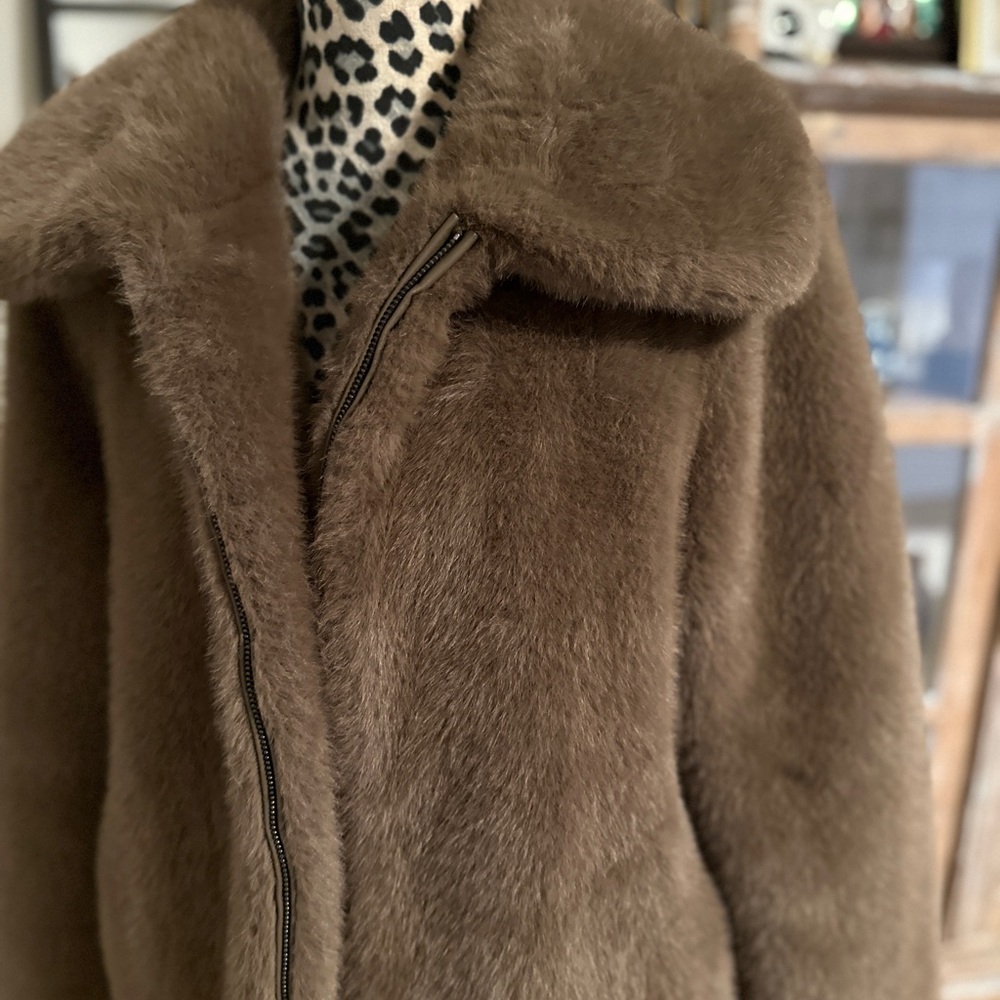 Bernardo Chocolate Teddy Jacket - image 5